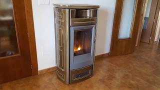 Chimenea pellets Piazzetta P963C 11kw Canalizable  VidaCalor Murcia [upl. by Launam]