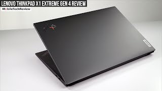 Lenovo ThinkPad X1 Extreme Gen 4 Review [upl. by Nauwaj]