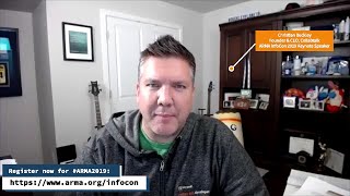 ARMA InfoCon 2019 KEYNOTE Interview Christian Buckley [upl. by Gabriel]