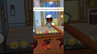 CLAIRE PULLS AN ALL NIGHTER😱😴🤫WITH VOICE toca boca roleplay [upl. by Biegel]