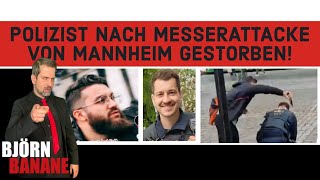 POLIZIST NACH MESSERATTACKE VON MANNHEIM GESTORBEN [upl. by Acsehcnarf]