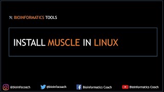 Install MUSCLE and Use for Sequence Alignment  binaries [upl. by Tonjes]