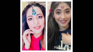 Hina khsn Akshara and Shivangi joshi Naira Tik tok video [upl. by Atarman441]