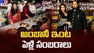 అంబానీ ఇంట పెళ్లి సంబరాలు  Anant AmbaniRadhika Merchant prewedding Celebrations  TV9 [upl. by Turino]