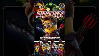 Hawkeye or Cockeye miniongers minions marvel hawkeye avangers ironman thor spiderman [upl. by Ateuqirne690]