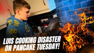 LUIS COOKING DISASTER ON PANCAKE TUESDAY 🔥🔥 [upl. by Smukler]