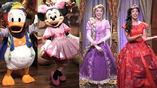 Magic Kingdom Orlando Characters 2024 [upl. by Eedoj819]