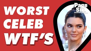 Kendall Jenner’s Worst Moments  Celebrity Worst WTFs  Page Six [upl. by Drofyar264]