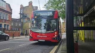 First day of Electrics Stagecoach London 66032 LF73DYB route 276 [upl. by Cid]