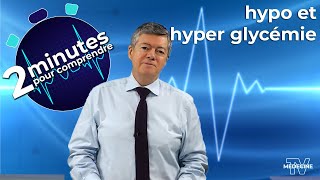 hypo et hyper glycémie  2 minutes pour comprendre [upl. by Ikilisav]