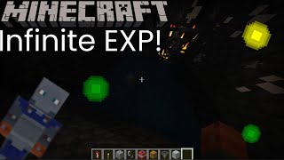 How to make a simple exp farm in Minecraft Bedrock 121 Easy tutorial [upl. by Gibbons]