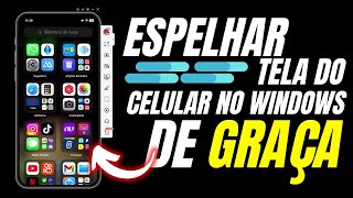 Como Espelhar a Tela do Smartphone no PC Usando Software Gratuito [upl. by Teak]