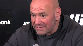 Dana White says Sean Strickland Won at UFC 297 [upl. by Bastian]