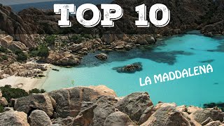 Top 10 spiagge più belle di La Maddalena  Sardegna [upl. by Orwin]