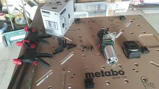 Review und Test  Metabo Kantenfräse FMV 18 LTX BL 8 mit Oberfräsenkit  Plunge Kit von Makita [upl. by Fannie]