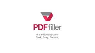 Fill Documents From Any Device Anywhere With PDFfiller [upl. by Wooster392]