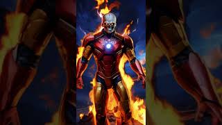 Burning Ironman Faces Off Skull Man 01 [upl. by Eslud617]