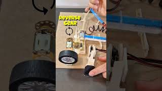 Reverse gear mechanism dcgearmotor dcmotor tech diy youtubeshorts [upl. by Nelda]