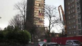 Ibrox Flats Demolition  720p [upl. by Nylikcaj]