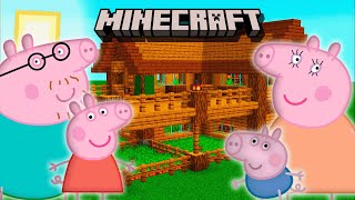 Peppa Pig Family Play Minecraft 99 [upl. by Annayrb]