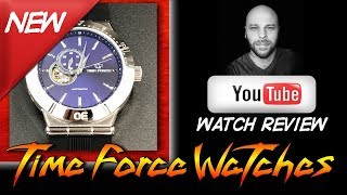 Time Force Watch Review Watchgang Black Subscription November 2017 [upl. by Ahsaenat]