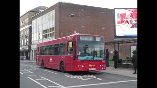 Optare Esteem Go Ahead London General SOE30 LX09AYG Route 152 Stops Reversing at Mitcham Fair Green [upl. by Eihtak305]