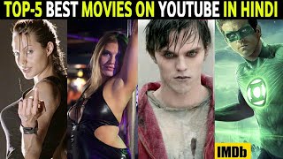 Top 5 Hollywood movies dubbed in Hindi available on YouTube  Hollywood Hindi dubbed movies [upl. by Zuliram]