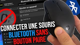 Comment connecter une SOURIS BLUETOOTH sans bouton paire [upl. by Nabetse]