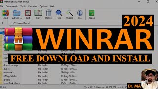 Free WINRAR 2024 Latest Edition How to Free Download and Install WINRAR for Free  ZIP and RAR [upl. by Avril]