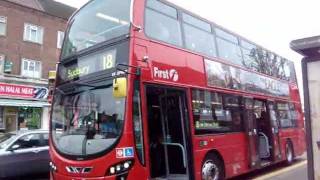 Londyn  Linia 18  Sudbury And Harrow Road Station  Euston Station  VOLVO  12 [upl. by Annaj633]