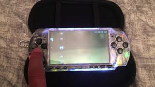 PlayStation PSP Transparent shell with Prototype see through screen [upl. by Borman918]