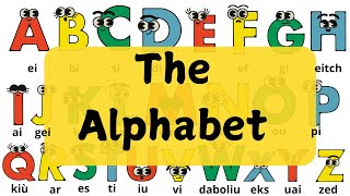 THE ENGLISH ALPHABET  LALFABETO INGLESE  pronunciation alphabet [upl. by Htidirrem]