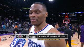 Russell Westbrook PostGame Interview  LA Clippers vs Phoenix Suns [upl. by Acinyt]