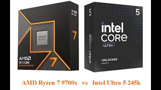 Wie gut ist der neue AMD Ryzen 7 9700X Vergleich mit R5 7900 und Ultra5 245k [upl. by Paula338]