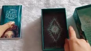 light seers tarot deck unboxing unboxing unboxingvideo tarot tarotcards tarotdeck [upl. by Shulock722]