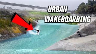 URBAN WAKEBOARDING  JOEL DEROCHE  A VOYAGE OVER A HILL [upl. by Leanahtan]