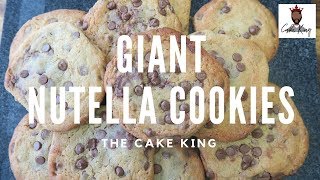 Giant Nutella Cookies I The Cake King [upl. by Eiramit]