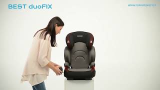 Foppapedretti caratteristiche seggiolino auto BEST duoFIX [upl. by Auqcinahs]