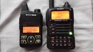 Yaesu VX7R vs Baofeng BFT1 [upl. by Domeniga]