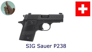 SIG Sauer P238 Nitron 380 Auto 9x17 mm [upl. by Aronle96]