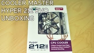 Cooler Master Hyper 212 EVO Unboxing [upl. by Orbadiah987]