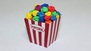 Play Doh Rainbow Popcorn Snack Super Easy by Tiger Tomato [upl. by Rebekah]