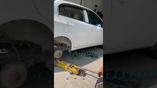 car lift shotsvideo 🤘🤘❤️ rbwheelcare qadian [upl. by Nigem]