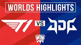 T1 vs JDG Highlights ALL GAMES  Worlds 2023 Semifinals  T1 vs JD Gaming [upl. by Laing]