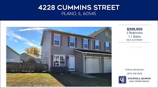 4228 Cummins Street Plano Illinois Homes for Sale  wwwcoldwellhomescom [upl. by Rosanne63]