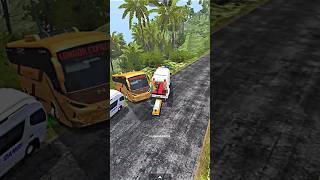 Ambulance emergency rescue Offroad ambulance driver skill bussid simulator gameplay shorts [upl. by Gnek469]