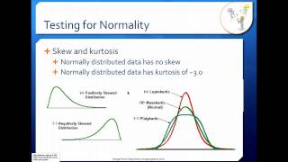 Testing for Normality Lecture [upl. by Nylsirk]