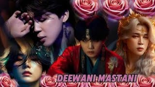 BTS YOONMIN 🤫HINDI SONG MIX FMV DEEWANI MASTANI jimin suga yoomin 💜💚 [upl. by Yhtir586]