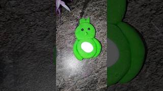 satisfying clay art with cartoon  How to make cartoon with clay shorts viral trending [upl. by Francklin]