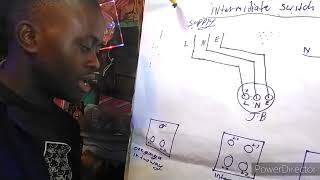 intermediate switch and two way wiring diagram [upl. by Caleb]